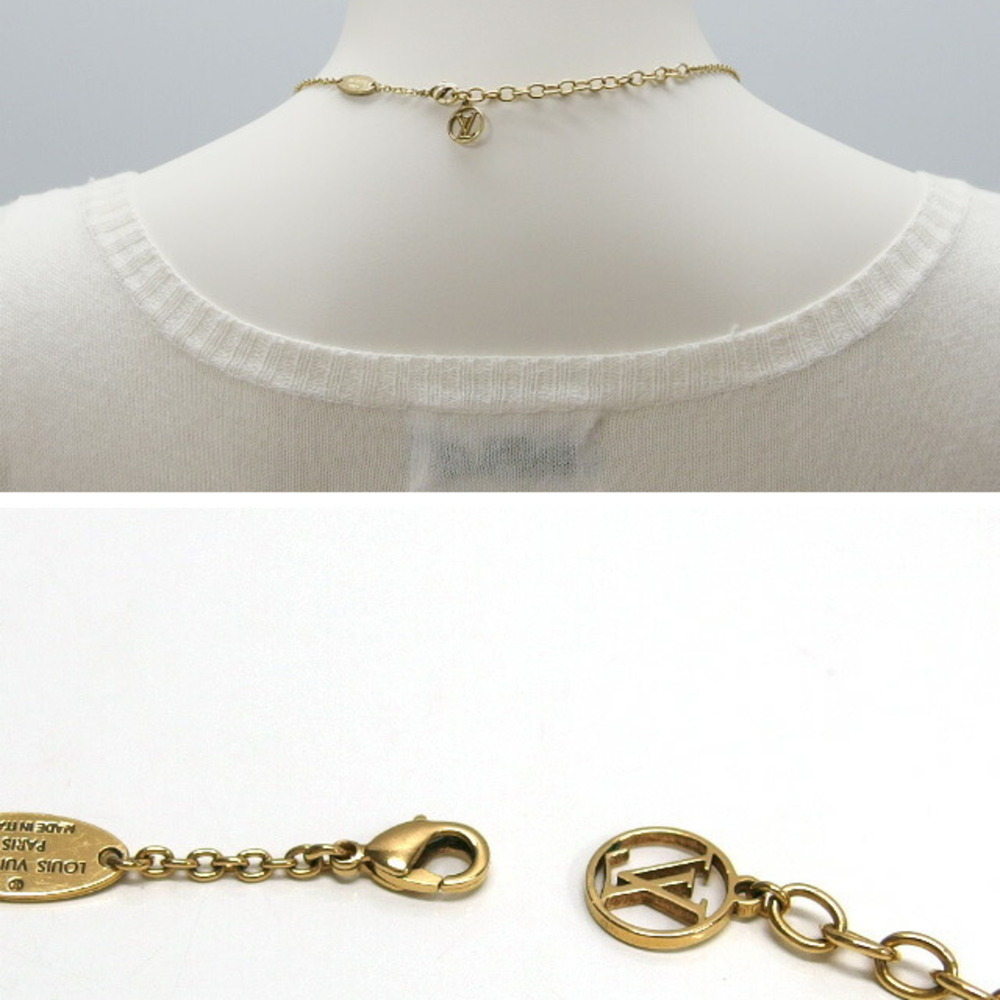LOUIS VUITTON Gold Necklace - Picture 6 of 11